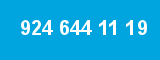 924 644 11 19 924 644 11 19